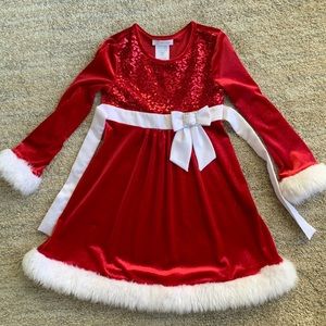 🎅🏻 Christmas Holiday Santa Dress - Girls Size 7🎄